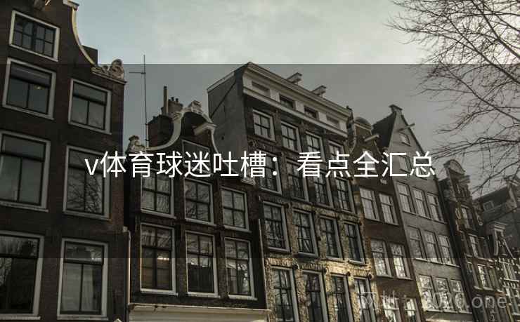 v体育球迷吐槽:看点全汇总 v体育球迷吐槽:看点全汇总